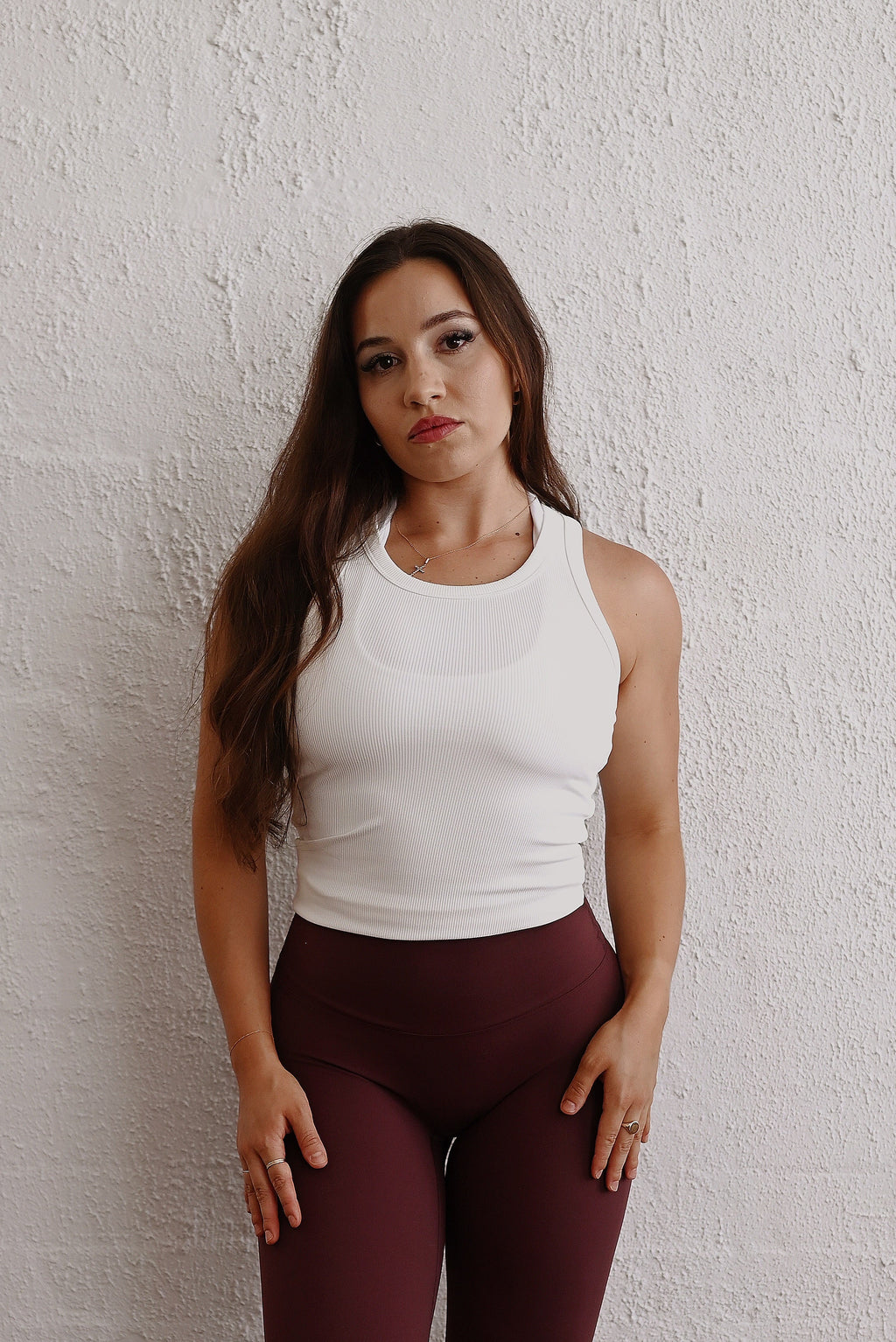 Womens Ribbed Singlet- Everyday Fit